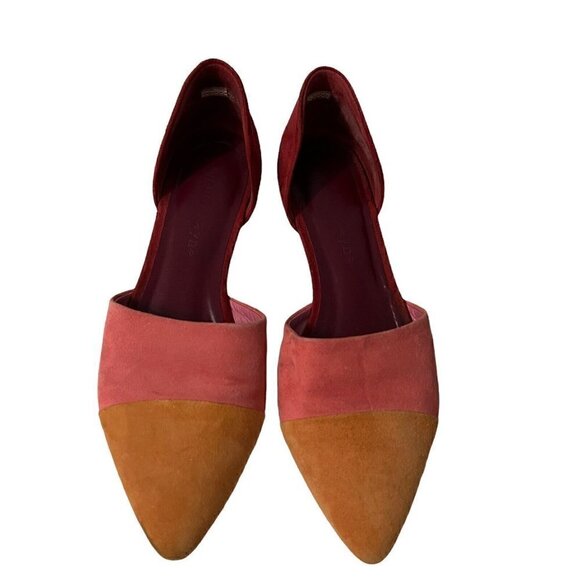 Jenni Kayne D'orsay Suede Flats Slip-On Multicolor Size 6.5 - Picture 6 of 9